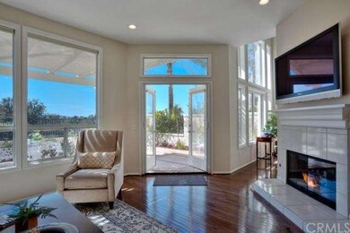The French doors in the family room lead to a cust