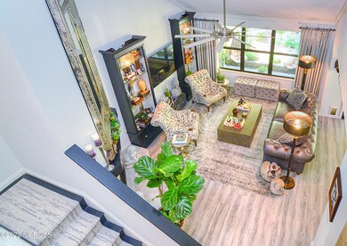 living room from above