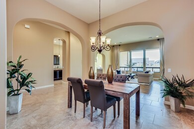 Open Dining and Living Rooms