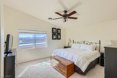 Spacious Primary Bedroom with vaulted ceiling