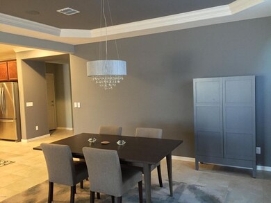 Dinning room after paint and crown