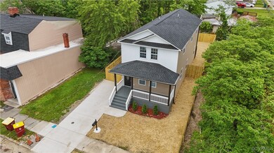 Aerial view of property and surrounding area