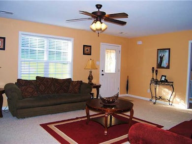 Large Family Size Living Room w/ Carpet.