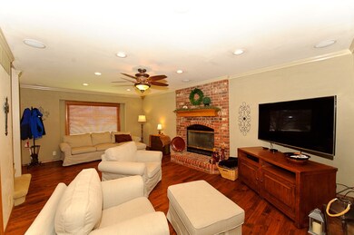 Fireplace with doors and gas starter with gas logs