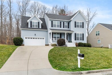 The home is located on a cul-de-sac lot and offers a two car garage.