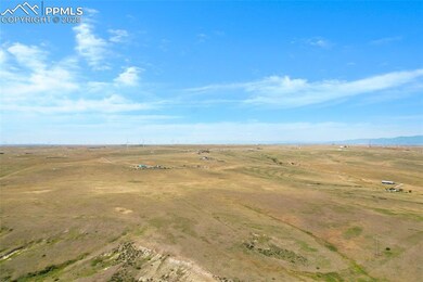 Aerial view of sparsely populated area