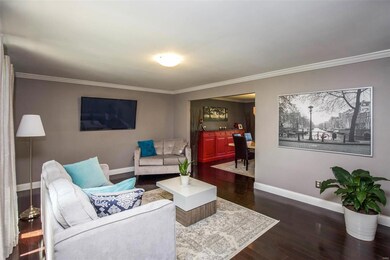 Living room attached to dining room