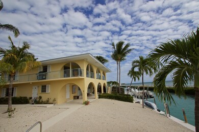 View of home while in the pool.