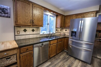 Eat in Kitchen with Granite Countertops