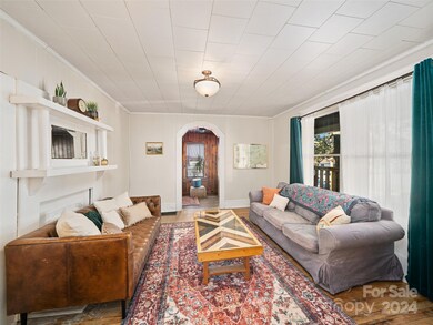 High ceilings and historic charm throughout.