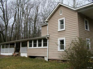 left side, covered porch