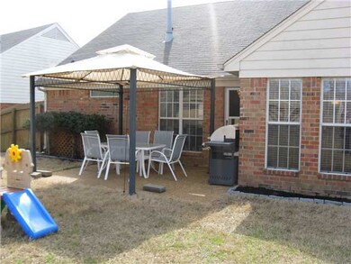 Great patio for entertaining and grilling.