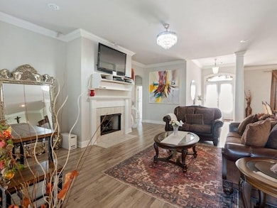 Open Greatroom with Fireplace