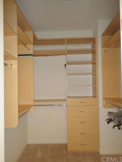 Master walk-in closet