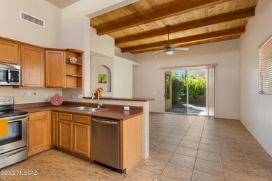 Kitchen opens to great room