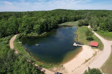 Pond with Swimming Area