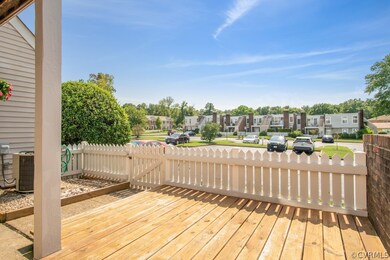 Awesome ground floor deck will be stained prior to close!