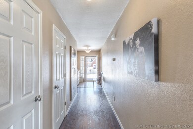 View from living area towards front door!