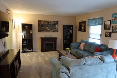 Massive living room and dining room combination.  