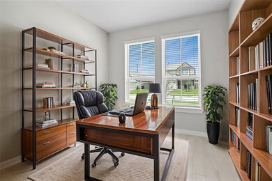 Located in front of the home is the Study! Featuri