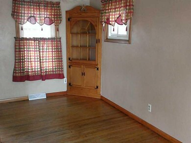 Dining Room. Dining room with built in cabinet.