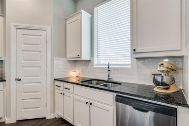 View of backyard from kitchen sink