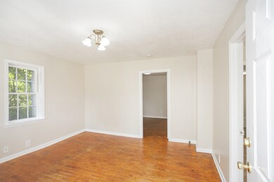 Step inside the front door and you're in the living room.