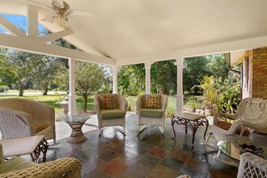Welcoming front porch