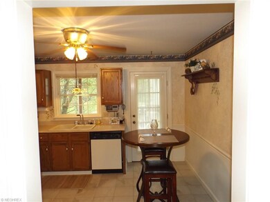 Private entrance walks into kitchen