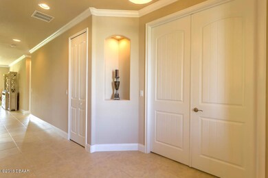 Flex room has double doors