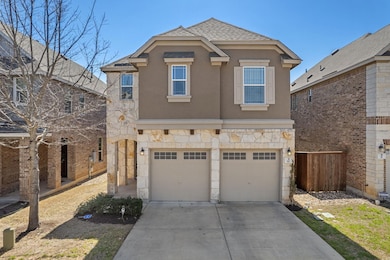 View of front of property featuring stucco siding