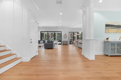 Abundance of natural light and large foyer.