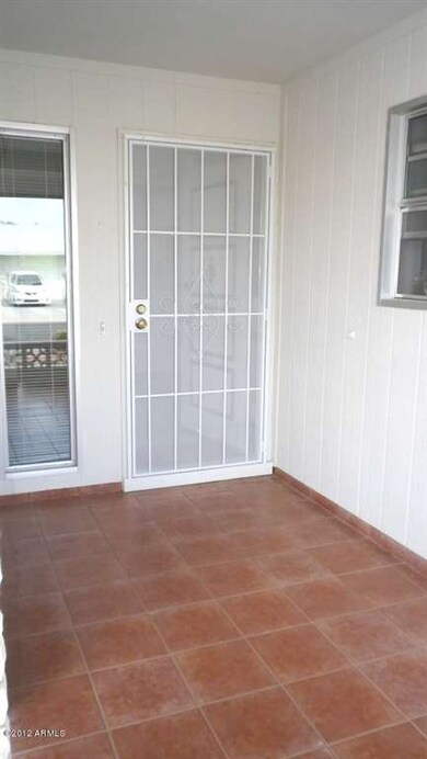 Tiled outside entry