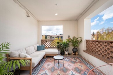 Private covered patio