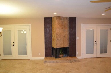 Fireplace and Fench Doors