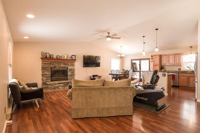 Open living rooml