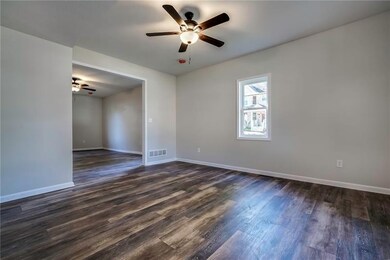 Fresh neutral paint and abundant natural light flo