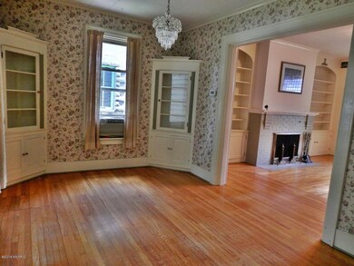 Dining room opens to living room