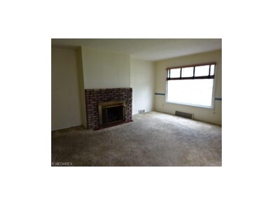 Living room with fireplace