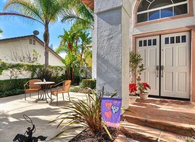 Spacious outdoor sitting area is perfect for lunch