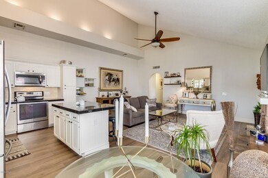 great room and kitchen