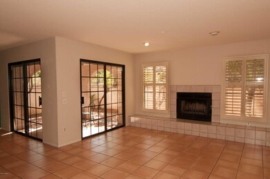 living room and dining area