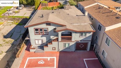 View from above of property