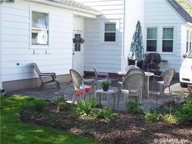 Patio. Patio area near side door.