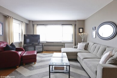 With sunny windows on two walls, this living space