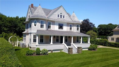 Wonderfully positioned, with a sweeping front lawn