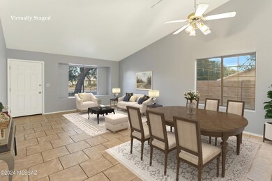 Virtually Staged Formal Living Room