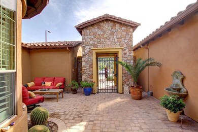 Fairchild Ln gated entry courtyard