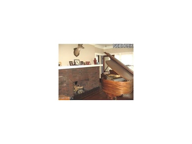 Firelit family room