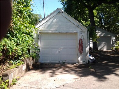 single car garage, with concrete floor